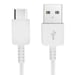 Cable de datos original Samsung de USB a Tipo C de 1,5 m blanco (blanco)