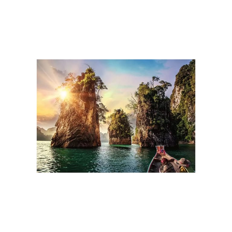 Ravensburger Puzzle Adulte Puzzle 1000 pièces Lac de Cheow LAN Thaïlande Adultes et Enfants à partir de Puzzle de qualité supérieure Paysage & Nature 12000001 - vue 3