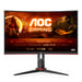 AOC G2 C27G2ZU/BK écran plat de PC 68,6 cm (27'') 1920 x 1080 pixels Full HD LED Noir, Rouge