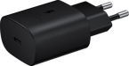 Caricabatterie domestico Samsung Power Delivery 25W + cavo USB C/USB C nero