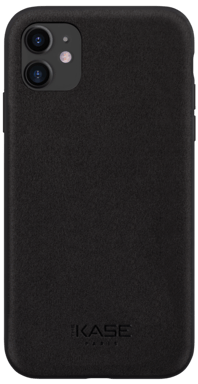 Funda de gamuza Alcantara para Apple iPhone 11, negro medianoche