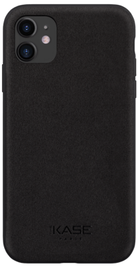 Cover in pelle scamosciata Alcantara per Apple iPhone 11, nero notte