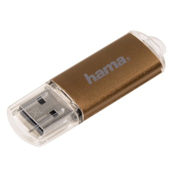 Unidad flash USB ''Laeta'', USB 2.0, 32 GB, 10 MB/s, bronce