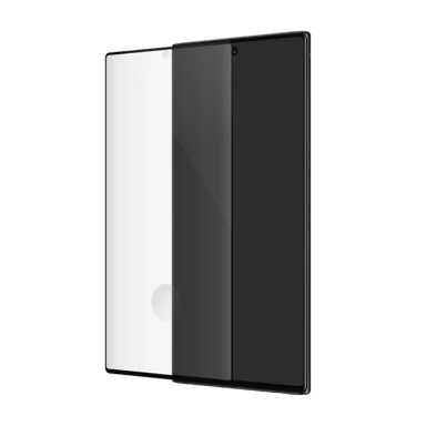 Protector de pantalla de cristal templado de borde a borde para Samsung Galaxy Note20 Ultra, Negro