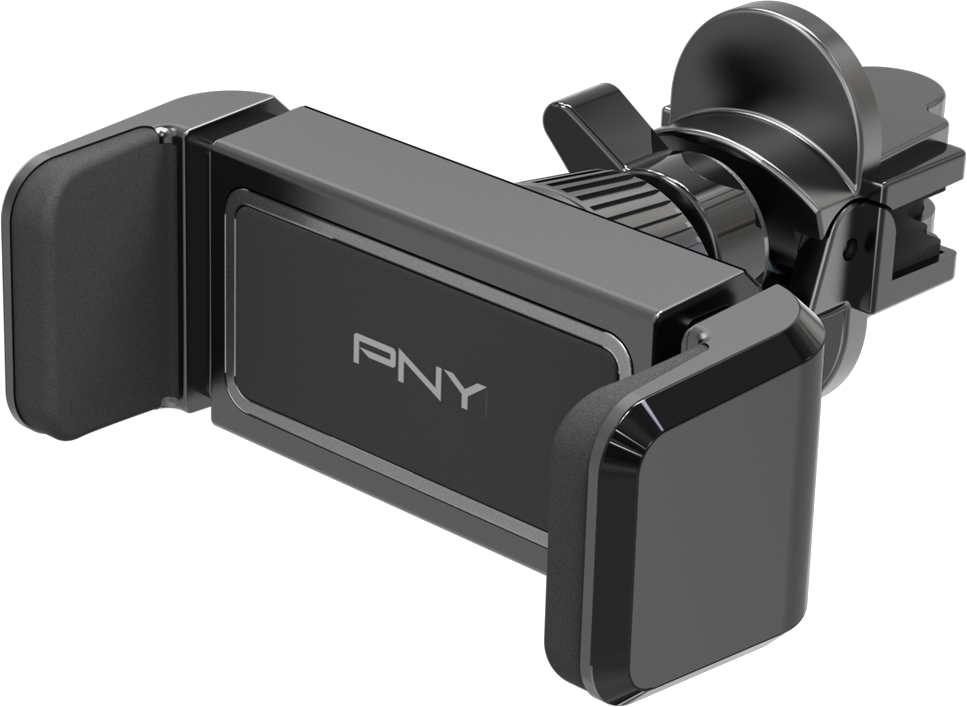 Support Voiture avec système de fixation Ajustable pour Ventilation Noir PNY