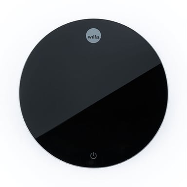 Wilfa Uni Noir Comptoir Rond Balance de ménage électronique