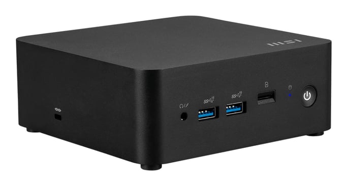 MSI CUBI NUC AI 1UMG-019BEU barebone per PC/stazione di lavoro Nero 125H Intel SoC