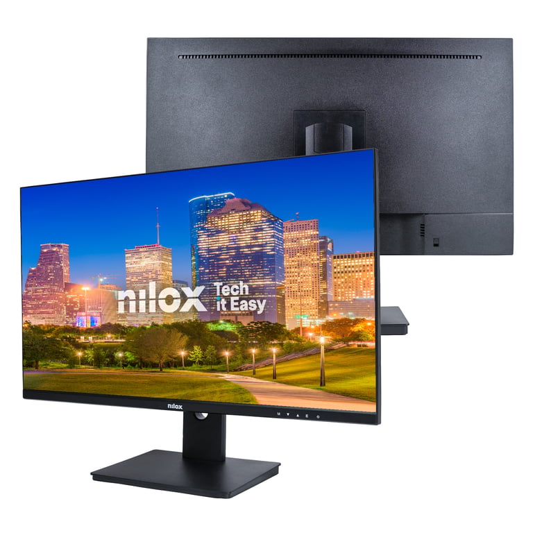 Nilox Monitor 27" Nxm274kd11 Ips 4k 350 2hdmi Dp Usb 5ms Écran Plat De Pc 68,6 Cm (27") 3840 X 2160 Pixels 4k Ultra Hd Noir - vue 5
