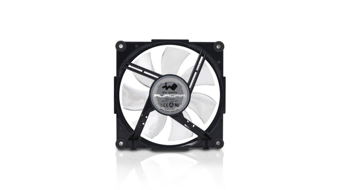 In Win AURORA Boitier PC Ventilateur 12 cm Noir, Blanc 1 pièce(s)