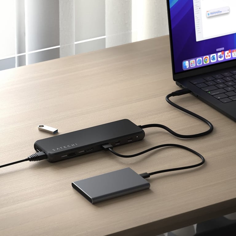 Adaptateur Multiports USB C 13 en 1 avec Triple Affichage Neuf - vue 6