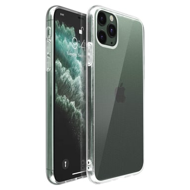 Coque iPhone 11 Pro Max Silicone Gel Flexible Résistant Ultra fine Transparent
