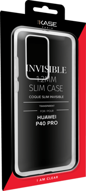 Coque Slim Invisible pour Huawei P40 Pro 1,2 mm, Transparent