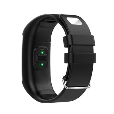 Correa de repuesto de silicona para Polar A360 A370 Black