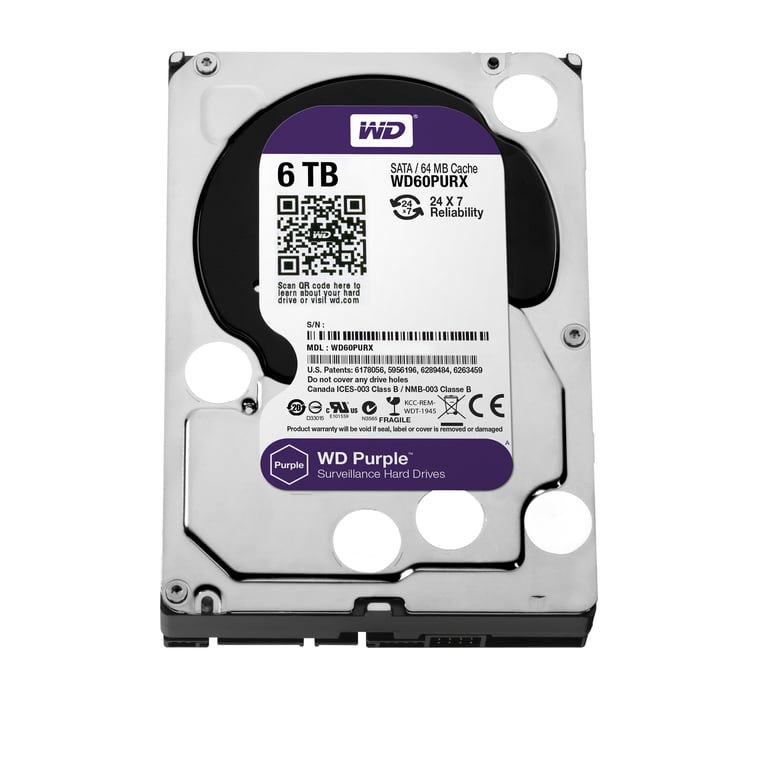 Western Digital disque dur 6 To 5400 trmin 64 Mo 3.5 Série ATA III Neuf - vue 3