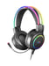 Mars Gaming MHRGB, Auriculares Chroma RGB Flow, Micrófono Profesional, Sonido Espacial, Negro