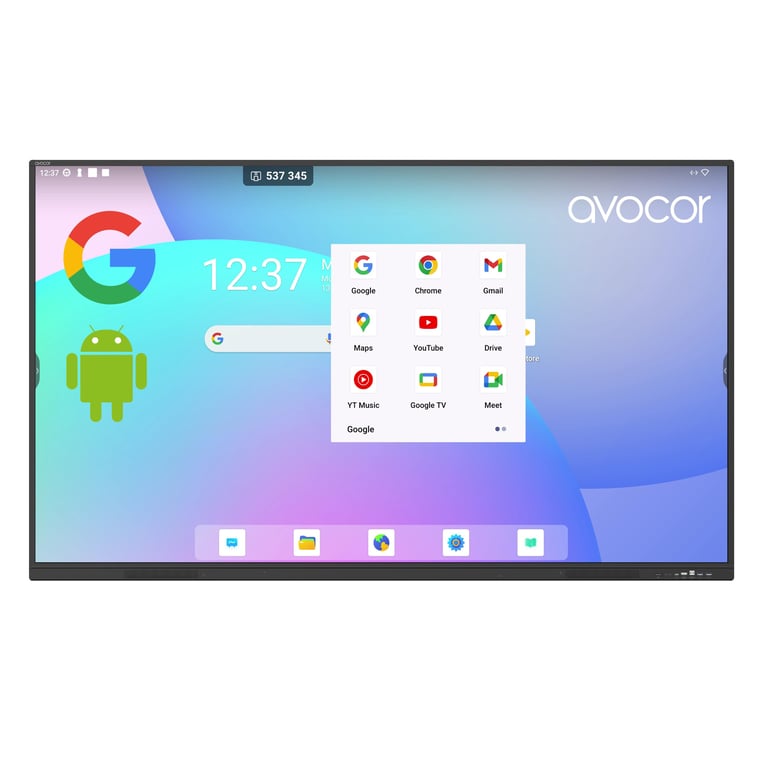 Pantalla Interactiva Avocor AVS 65 4K UHD Tactile Infrarouge - vue 2
