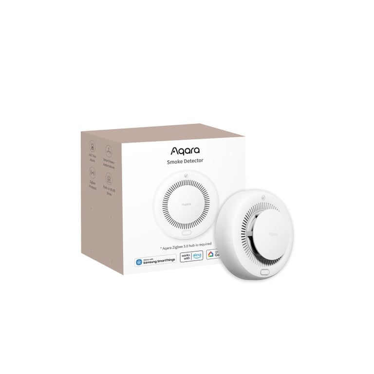 Détecteur de fumée connecté Aqara - vue 3