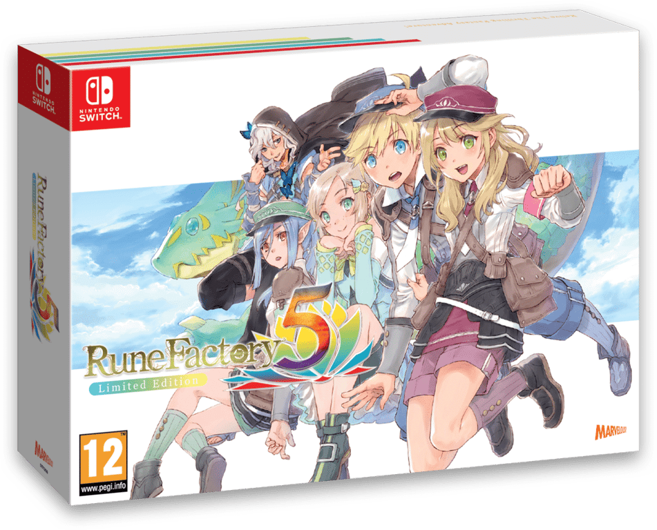 Rune Factory 5 Limited Edition Nintendo SWITCH Neuf