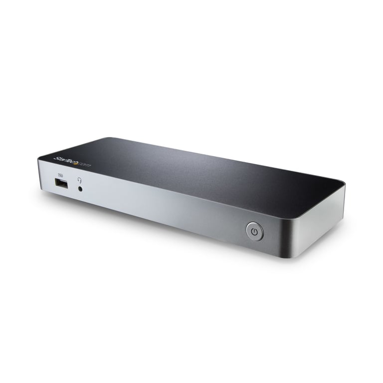 StarTech.com Station d'accueil USB C double affichage pour PC Power Delivery