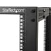 StarTech.com Rack Serveur Mobile 25U 4 Poteaux, Rack Réseau 19'' 4 Poteaux avec Roulettes, Rack Roulant avec Profondeur Ajustable pour PC/AV/Données/Informatique - Roulettes, Pieds de nivellement ou Fixation au Sol