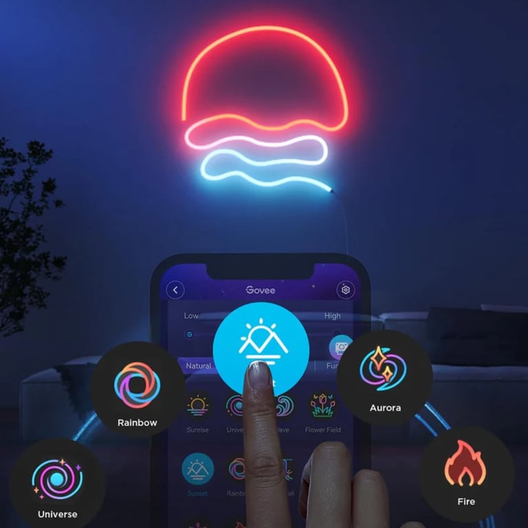 BANDE NEON LED FLEXIBLE 5 MATTER - vue 3