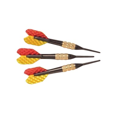 Dardos mini de punta blanda para principiantes - Juego de 3