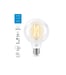 WiZ Globe 95 Lampadina E27 variabile bianca 60W collegata