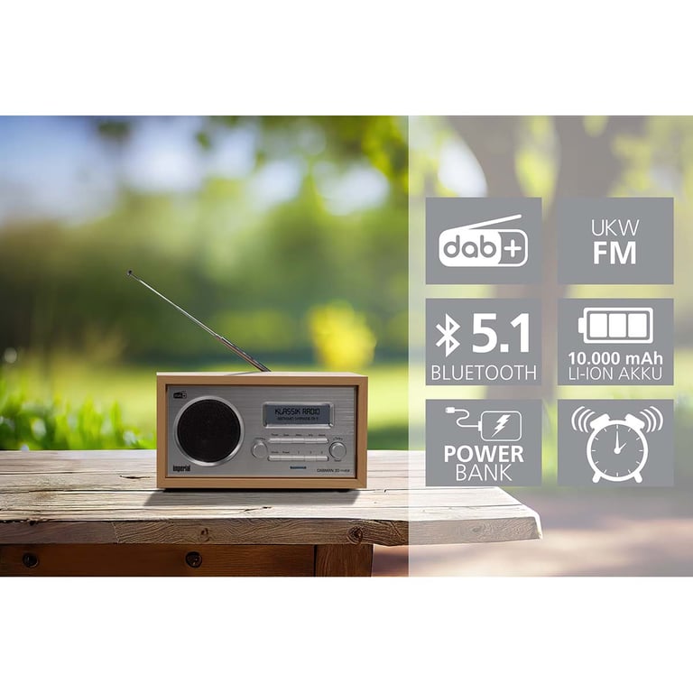 Radio Mobile Imperial DABMAN 30 – DAB+/FM, Bluetooth, Fonction Powerbank - vue 8