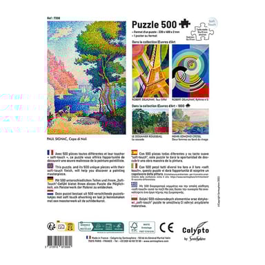 Puzzle Calypto 500 pièces - Capo di Napoli par Paul Signac