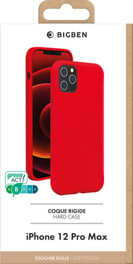 Bigben Connected COVSOFTIP1267R coque de protection pour téléphones portables Rouge iPhone 12 Pro Max