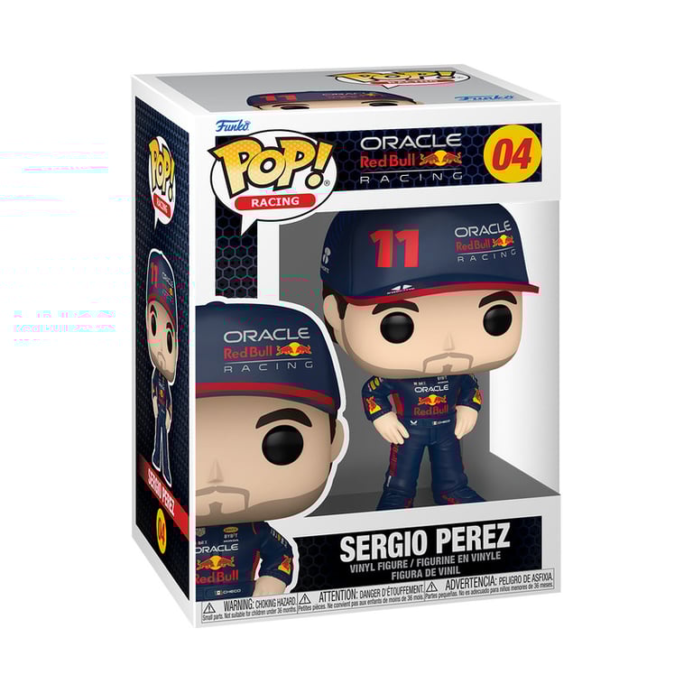 FUNKO Sérgio Perez POP Formule 1 Figurine 9 cm - vue 3