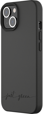 Coque pour iPhone 14 Natura Eco-conçue Noire Just Green