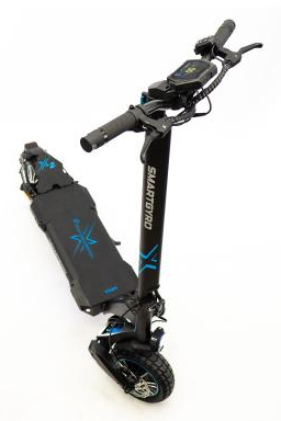 Patinete eléctrico - smartGyro CrossoverDUAL MAX 2 LR, Homologado DGT, potencia máxima 1000 W, 18000 mAh, 25 km/h