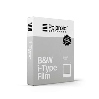 POLAROID Paquete de 8 películas i-Type Blanco y Negro para NOW i-Type Camera Blanco / Negro