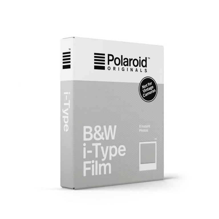 Paquete de 8 películas fotográficas para NOW i-Type Polaroid en blanco y negro