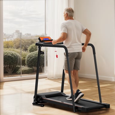 Cinta de correr con brazo extensible para recuperación física, para personas mayores, con control mediante app