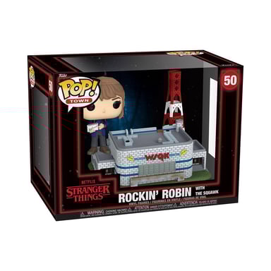 Figurines Funko Pop Town Stranger Things S5 Rockin Robin with The Squawk