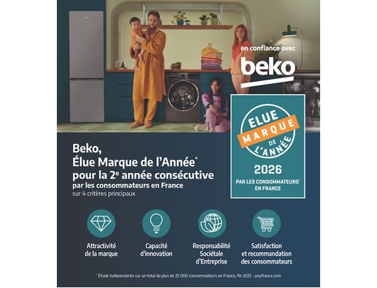 Cuisinière BEKO FSS53011DW – Mixte 60L Convection Naturelle A+ - vue 8