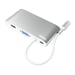 Hama 00200111 station d'accueil USB 3.2 Gen 1 (3.1 Gen 1) Type-C Argent, Blanc