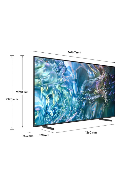 Samsung Téléviseur TQ75Q60D 75" 75 Pouces QLED 4K Smart TV 2024 - vue 5