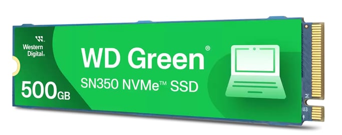 Western Digital Green SN350 500 Go M.2 PCI Express 3.0 NVMe TLC