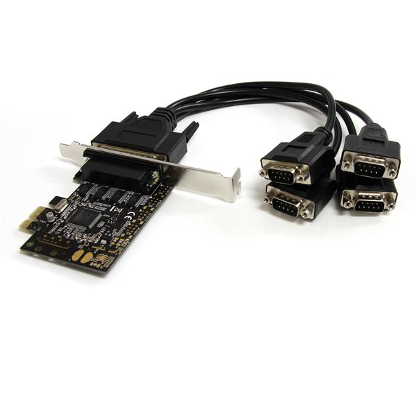 StarTech.com Carte Série PCI Express RS232 à 4 Ports avec Câble de Connexion - Remplacé par PEX4S953LP
