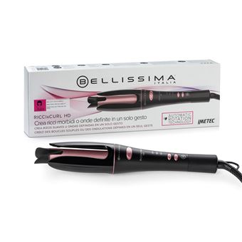 Fer à boucler automatique Bellissima Ricci & Curl HD 25 mm Ion Ceramic Double rotation 170/190/210°C Thermo Control Cordon rotatif Coloris unique - Neuf