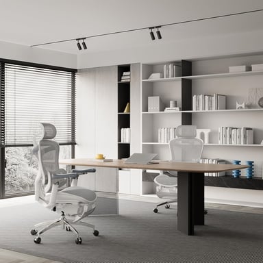 Sillón de Oficina Ergonómico SIHOO Doro C300 Pro Blanco – Reposabrazos 6D, Soporte Lumbar Adaptativo, Respaldo de Malla Transpirable, Inclinación 135°