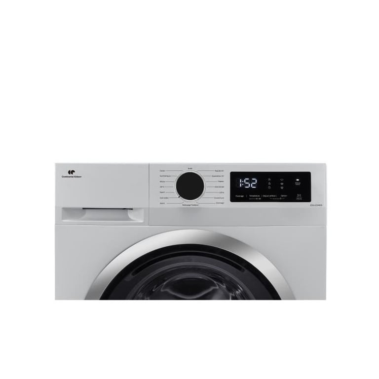 Lave linge hublot CONTINENTAL EDISON CELL1214IWS 12kg Largeur 60 cm Classe A 1400 trsmin moteur induction - vue 10