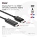 CLUB3D CAC-1087 câble vidéo et adaptateur 3 m DisplayPort HDMI Noir