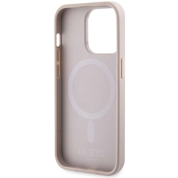 Coque de téléphone Guess iPhone 15 Pro Imprimé Rayures Compatible MagSafe Rigide - vue 2