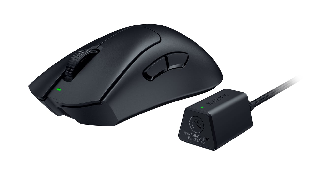 Razer DeathAdder V3 Pro souris Gaming Droitier RF Wireless + USB Type-C Optique 30000 DPI - Neuf
