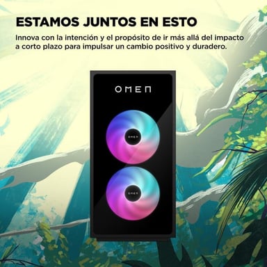 HP OMEN 35L Gaming Desktop GT16-0056ns PC Intel® Core™ i7 i7-14700F 16 Go DDR5-SDRAM 1 To SSD NVIDIA GeForce RTX 5060 Ti DOS gratuit Tower AI PC Noir