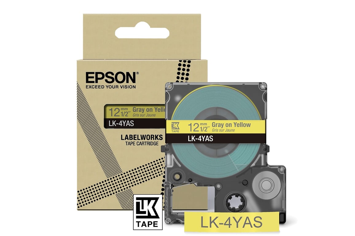 Cartouche d'encre Epson LK 4GAS pour LabelWorks LW C410 et LW C610 sur - vue 2